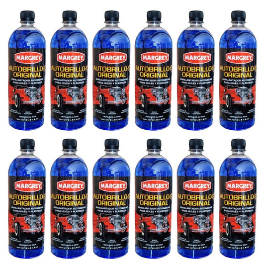 Auto Brillo S Margrey 1 L Cera Líquida Caja 12 Piezas - Flash Sales