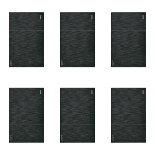 Placa Con 3 Apagadores Sencillos 1 Módulo Lucek FlatPack 6 - Flash Sales